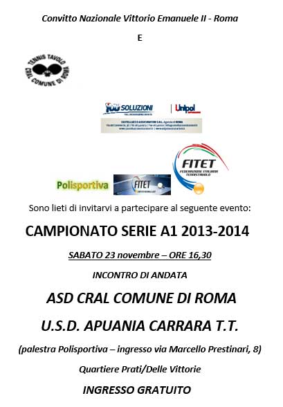 Serie A1 - Cral Comune di Roma vs Apuania Carrara