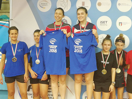 Campionessa Italiana Doppio Femminile 5^ Cat. 2018